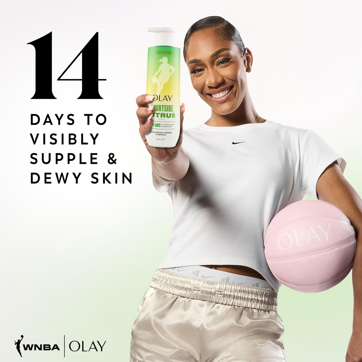 Olay Court Queen Citrus Body Wash back label