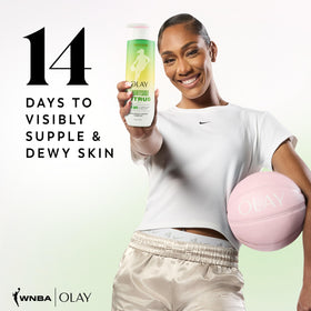 Olay Court Queen Citrus Body Wash back label