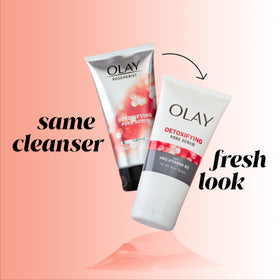 Olay Detoxifying Pore Scrub texture close-up