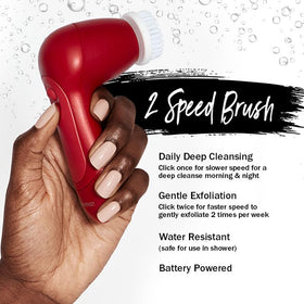 Olay Facial Cleansing Brush Regenerist in shower setting
