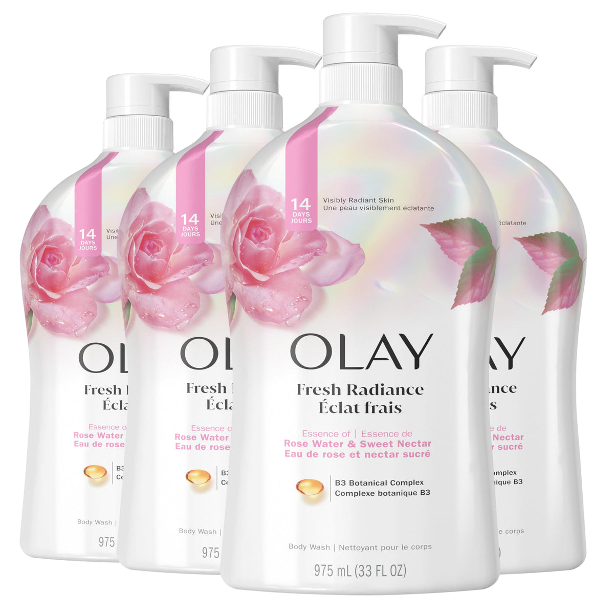 Olay Fresh Radiance Body Wash 33 fl oz front view