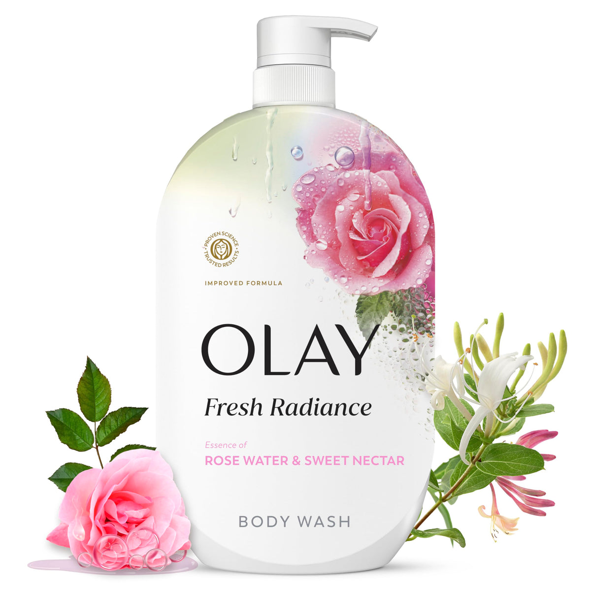 Olay Fresh Radiance Body Wash 35 fl oz front view