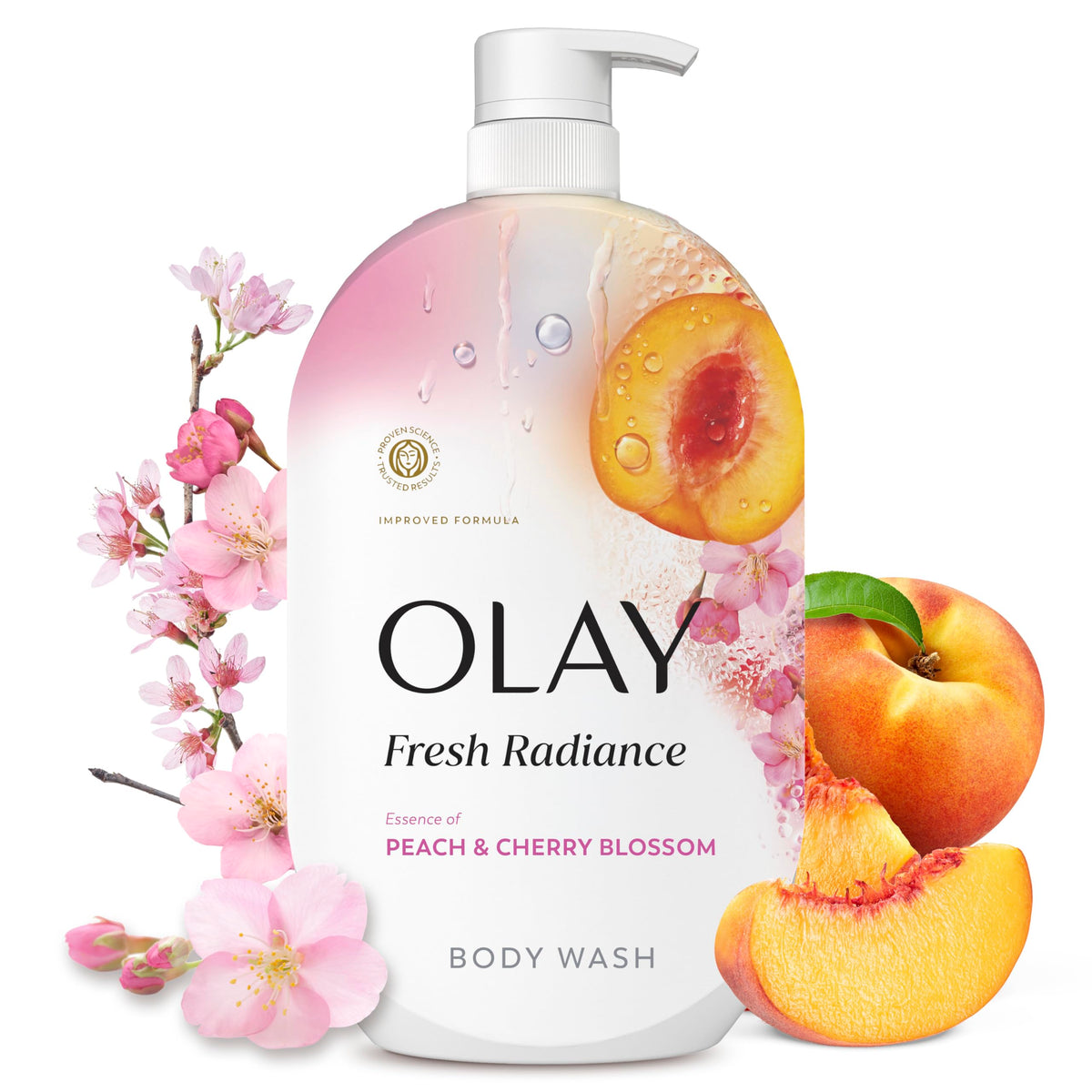 Olay Fresh Radiance Body Wash 35 fl oz front view