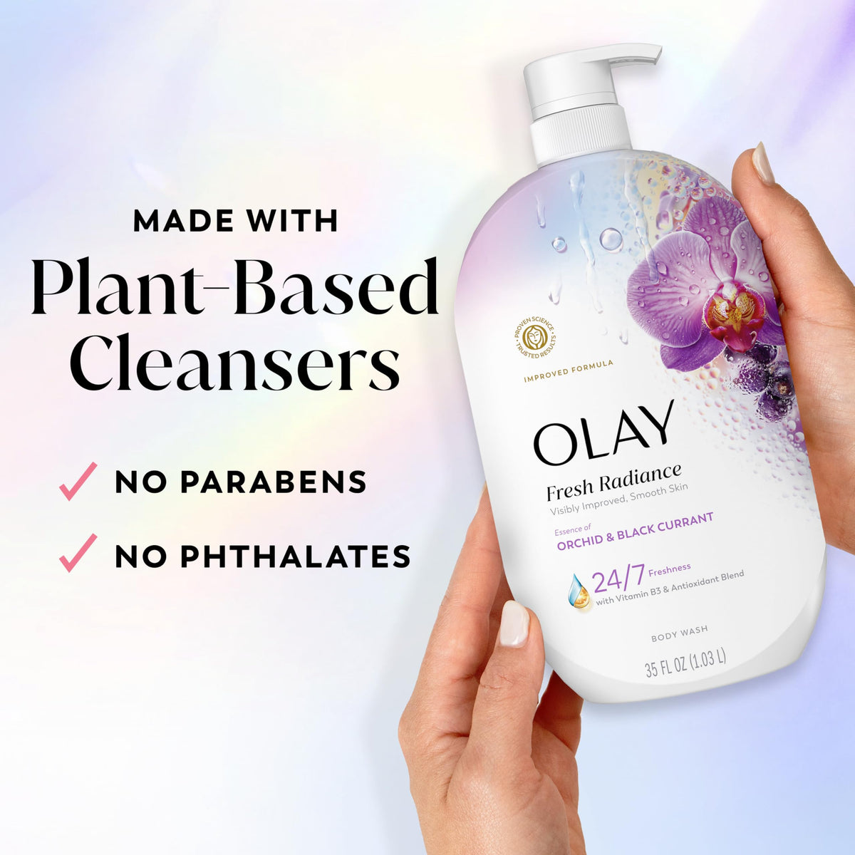 Olay Fresh Radiance Body Wash ingredients list
