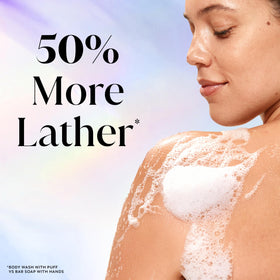 Olay Fresh Radiance Body Wash packaging details