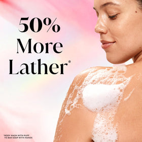 Olay Fresh Radiance Body Wash with ingredients list