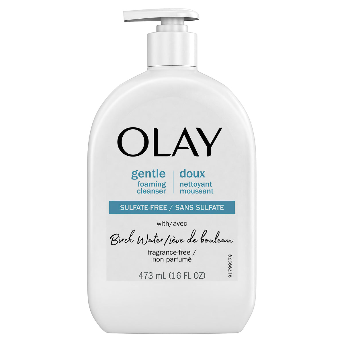 Olay Gentle Foaming Face Wash 16 oz front view