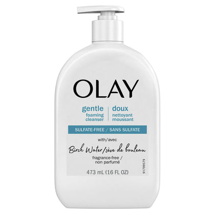 Olay Gentle Foaming Face Wash 16 oz front view
