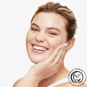 Olay Gentle Foaming Face Wash in bathroom setting