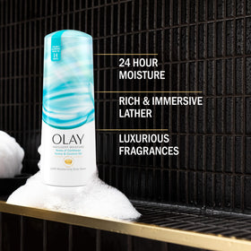Olay Indulgent Moisture Body Wash 20 fl oz back view