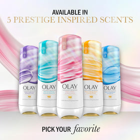 Olay Indulgent Moisture Body Wash packaging details