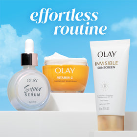 Olay Invisible Sunscreen SPF 35 applied on skin