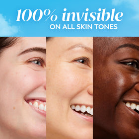 Olay Invisible Sunscreen SPF 35 side view showing product details