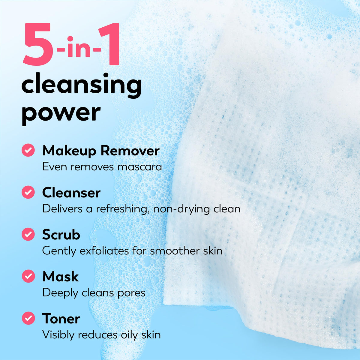 Olay Makeup Remover Wipes inside view showcasing texture