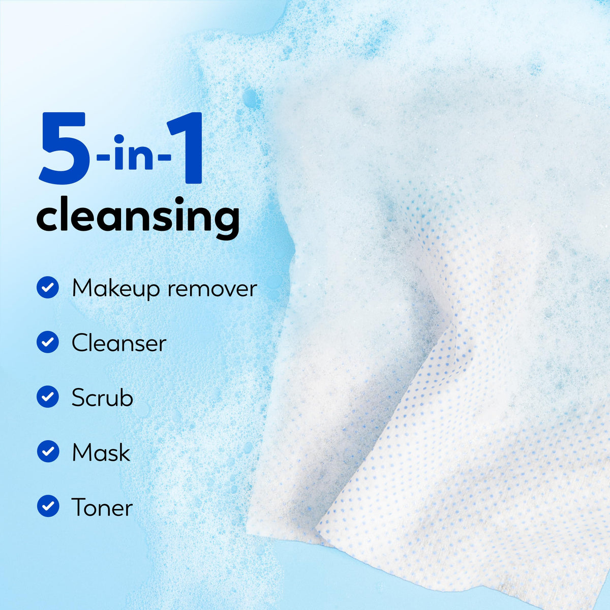 Olay Makeup Remover Wipes open with a wipe pulled out