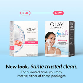 Olay Makeup Remover Wipes showing a single cloth