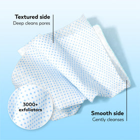 Olay Makeup Remover Wipes with a fresh wipe on a hand