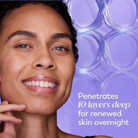 Olay Night Recovery Cream in a bathroom setting