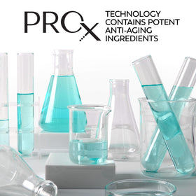 Olay Pro-X Even Skin Tone Serum on a bathroom counter