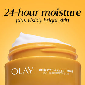 Olay Regenerist cream beside skincare routine items