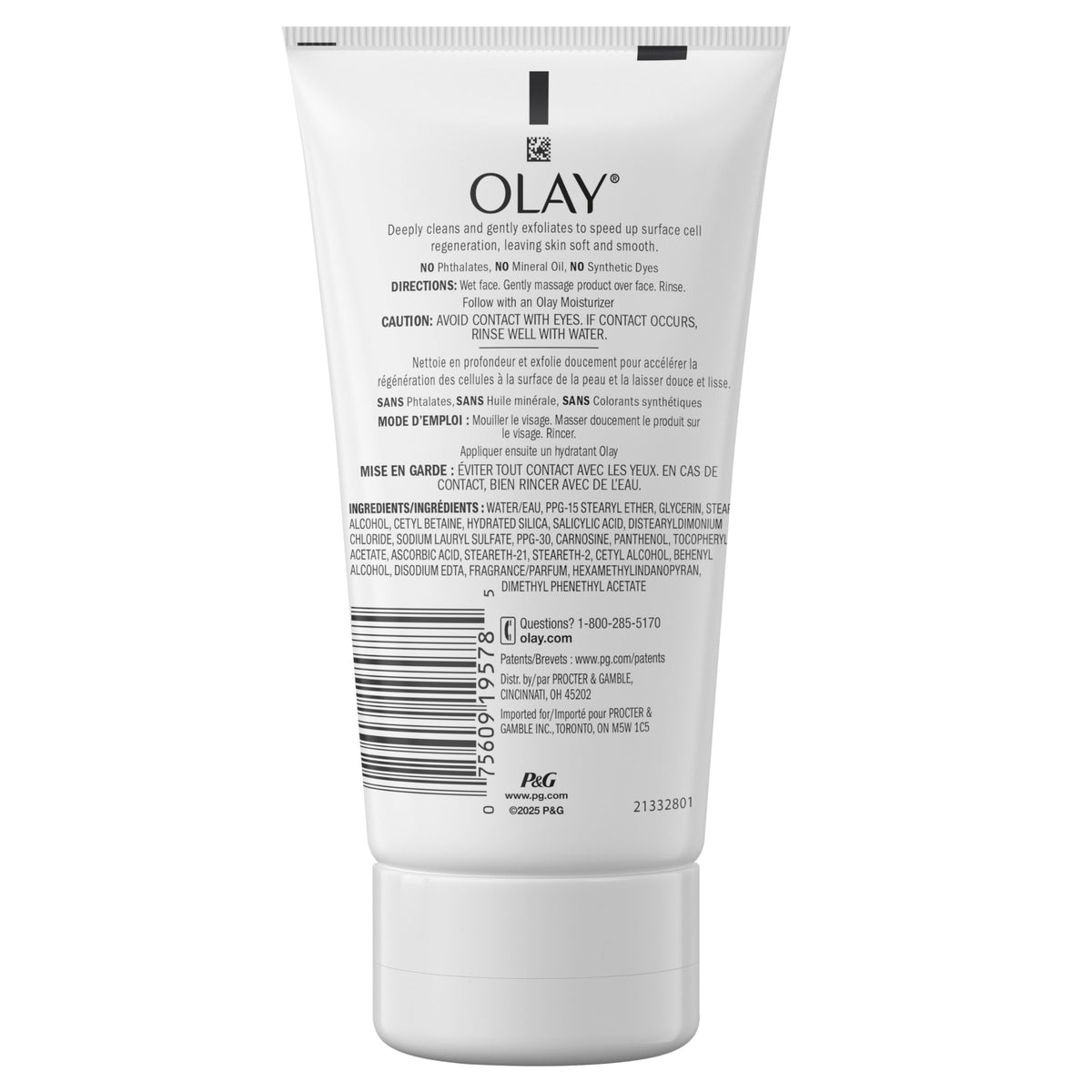 Olay Regenerist Cream Cleanser 3-pack arrangement