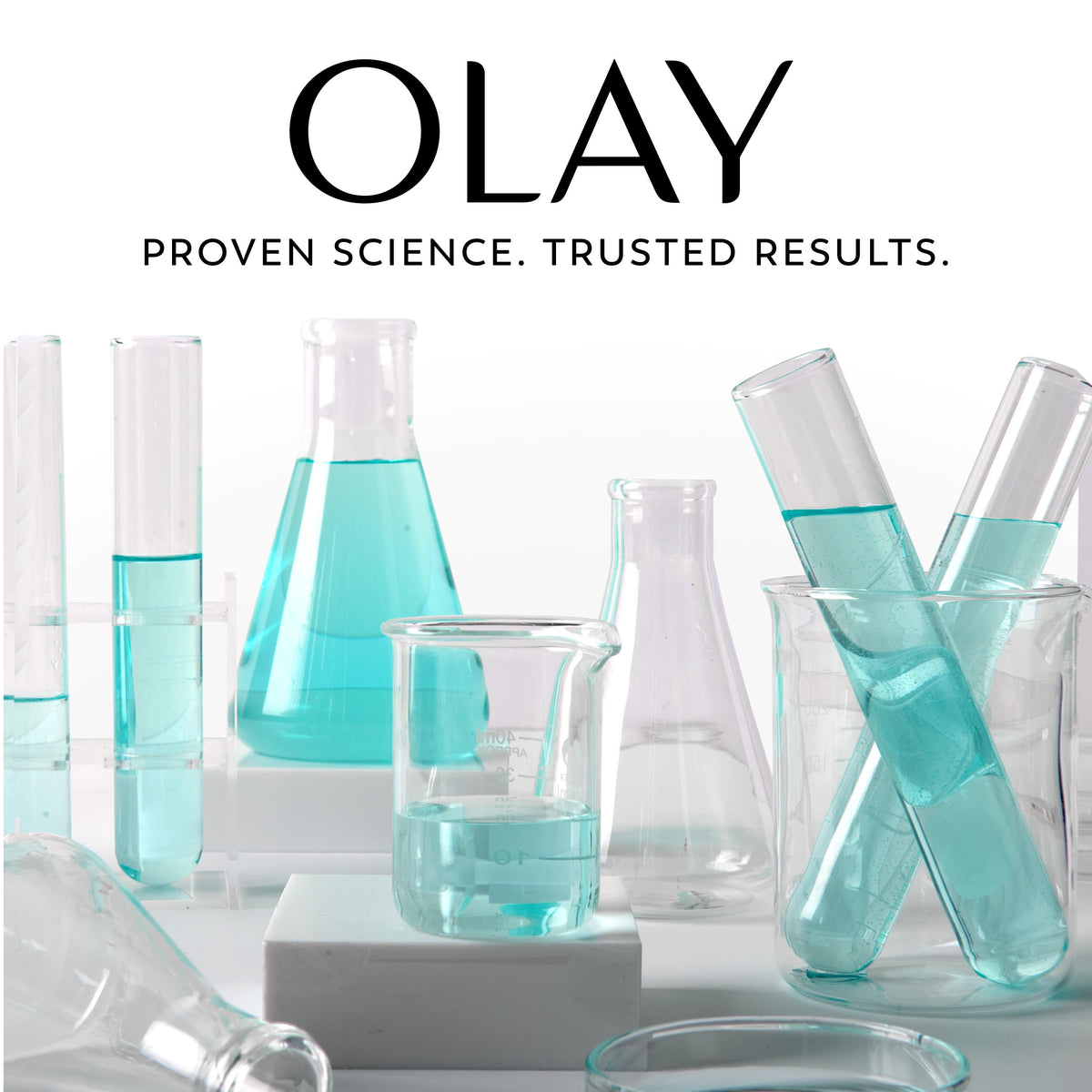 Olay Regenerist Cream Cleanser with fresh ingredients display