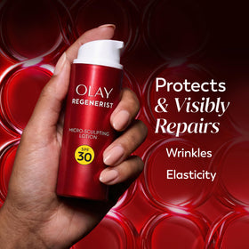 Olay Regenerist Micro-Sculpting Lotion 1.7 oz back view
