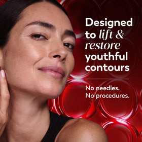 Olay Regenerist Neck and Face Roller displayed with other skincare products
