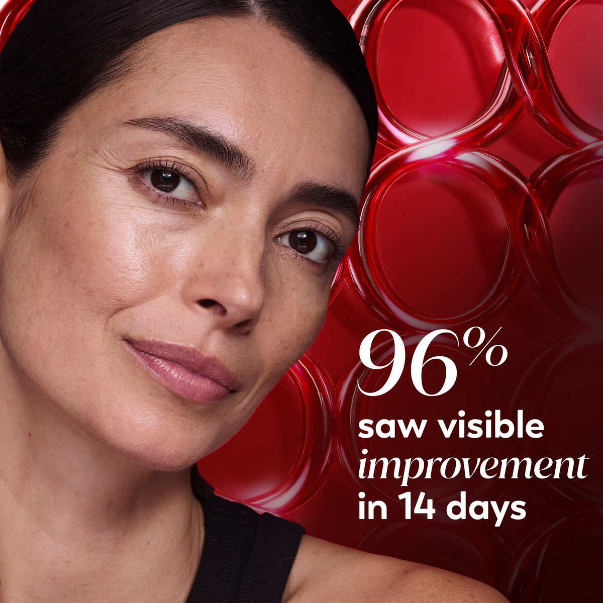 Olay Regenerist Neck and Face Roller showing application technique