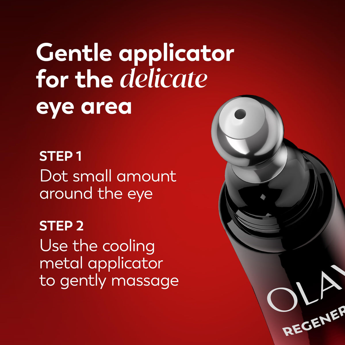 Olay Regenerist Under Eye Cream Roller back view