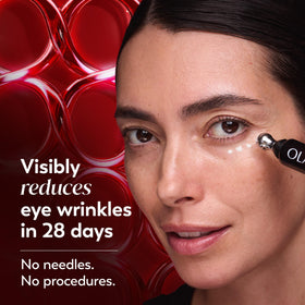 Olay Regenerist Under Eye Cream Roller close-up of roller tip