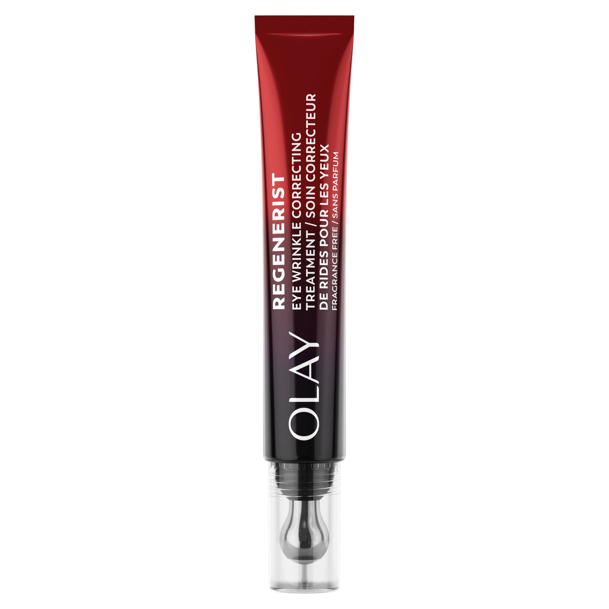 Olay Regenerist Under Eye Cream Roller front view with packaging