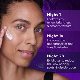 Olay Retinol Night Cream in a bathroom setting