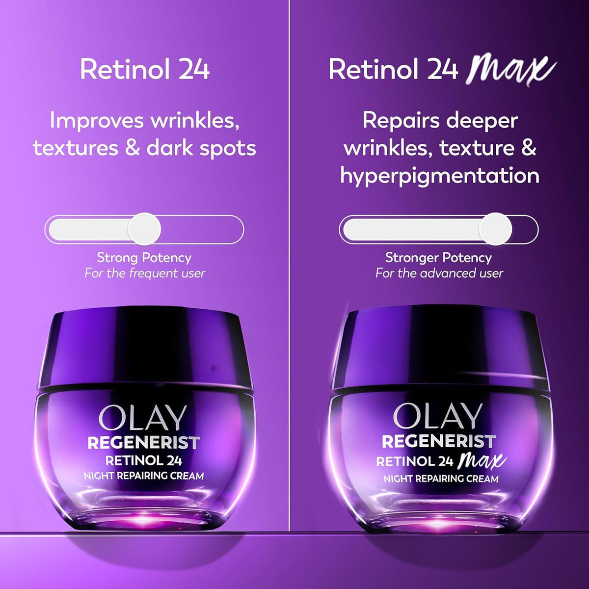 Olay Retinol Night Cream MAX 1.7oz texture close-up