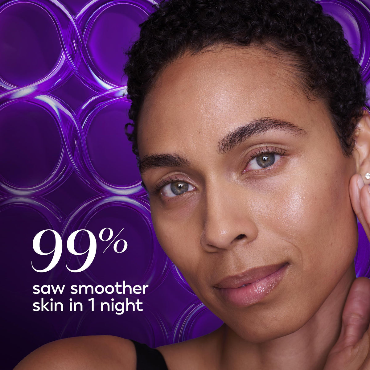 Olay Retinol Night Cream with a night routine setup