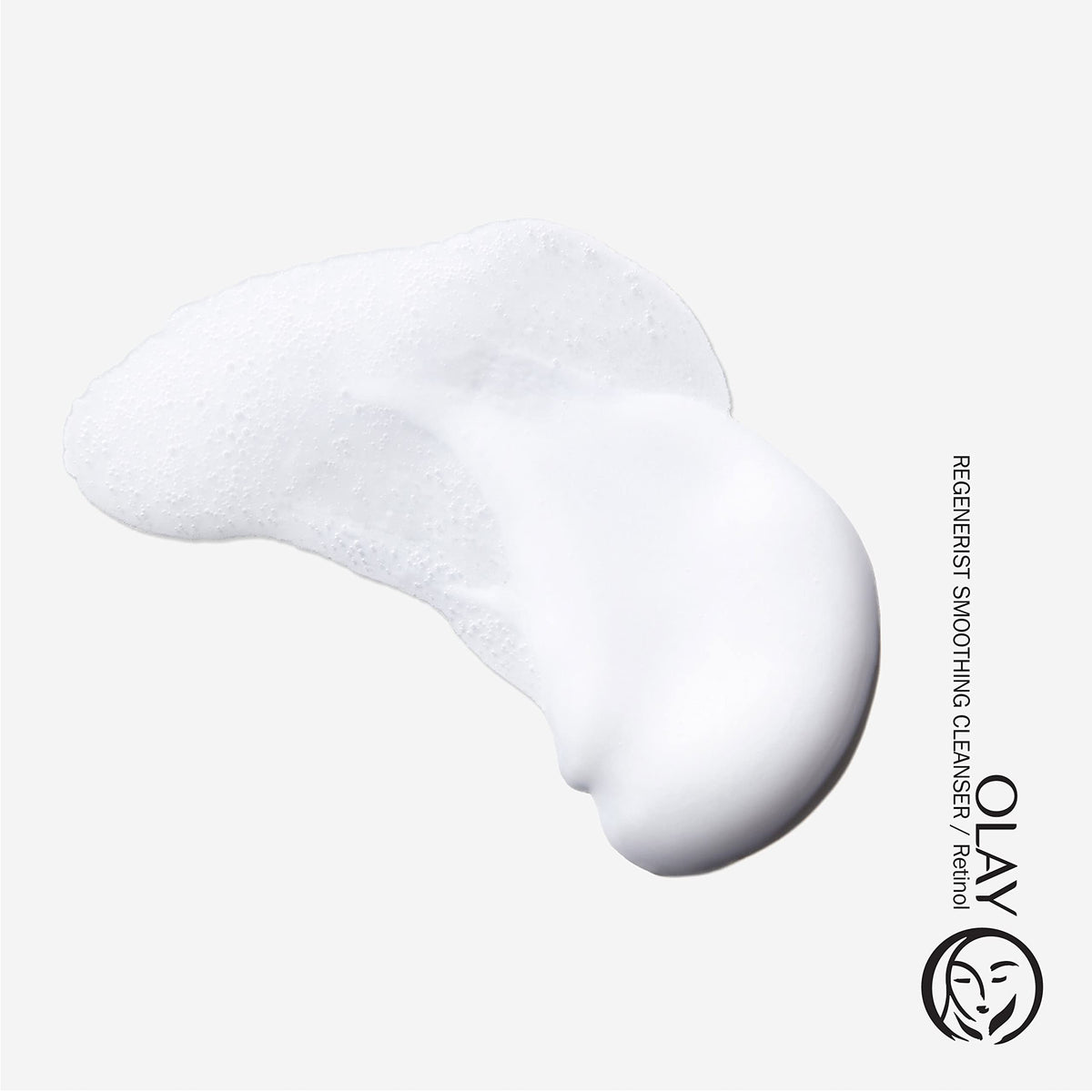 Olay Smoothing Daily Facial Cleanser creamy texture close-up