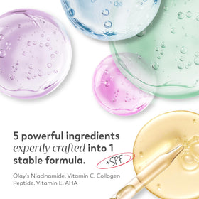Olay Super Cream application on face