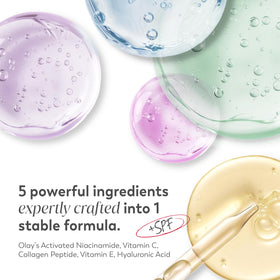 Olay Super Cream SPF 30 application on skin
