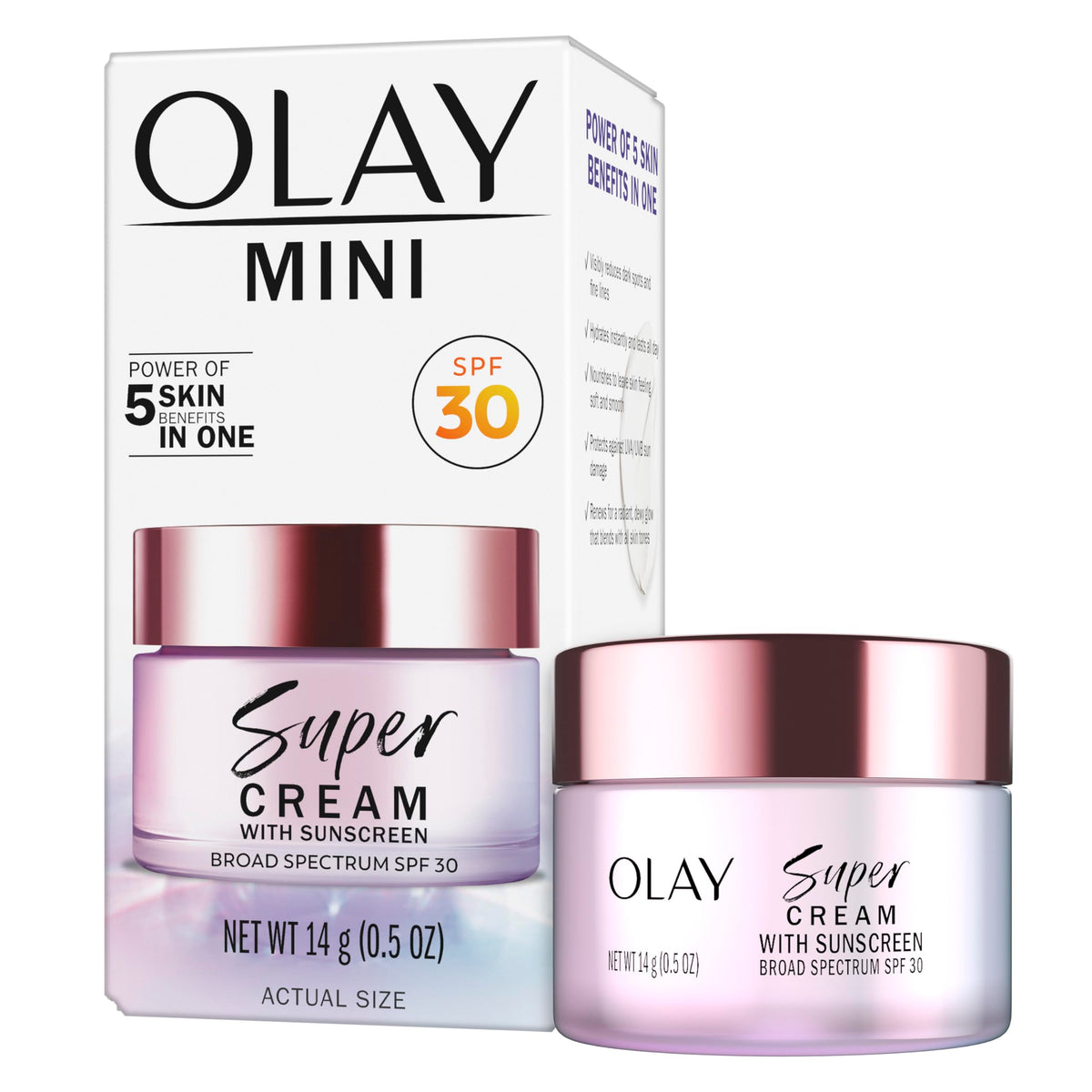 Olay Super Cream with Sunscreen SPF 30 15 mL front view