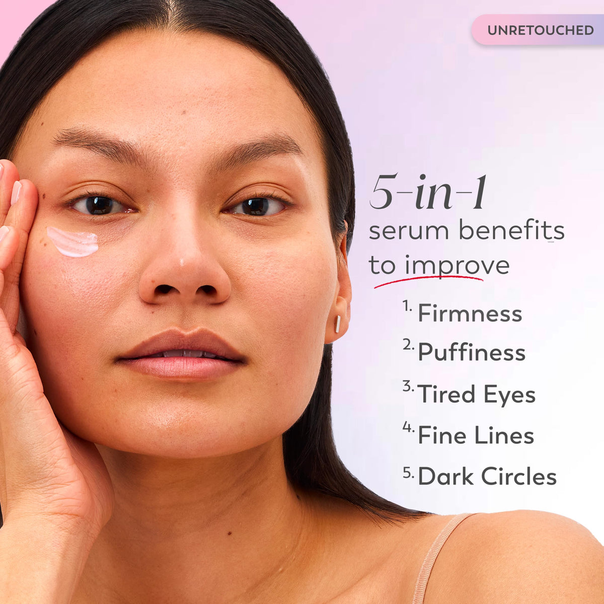 Olay Super Eye Serum close-up of pump and texture