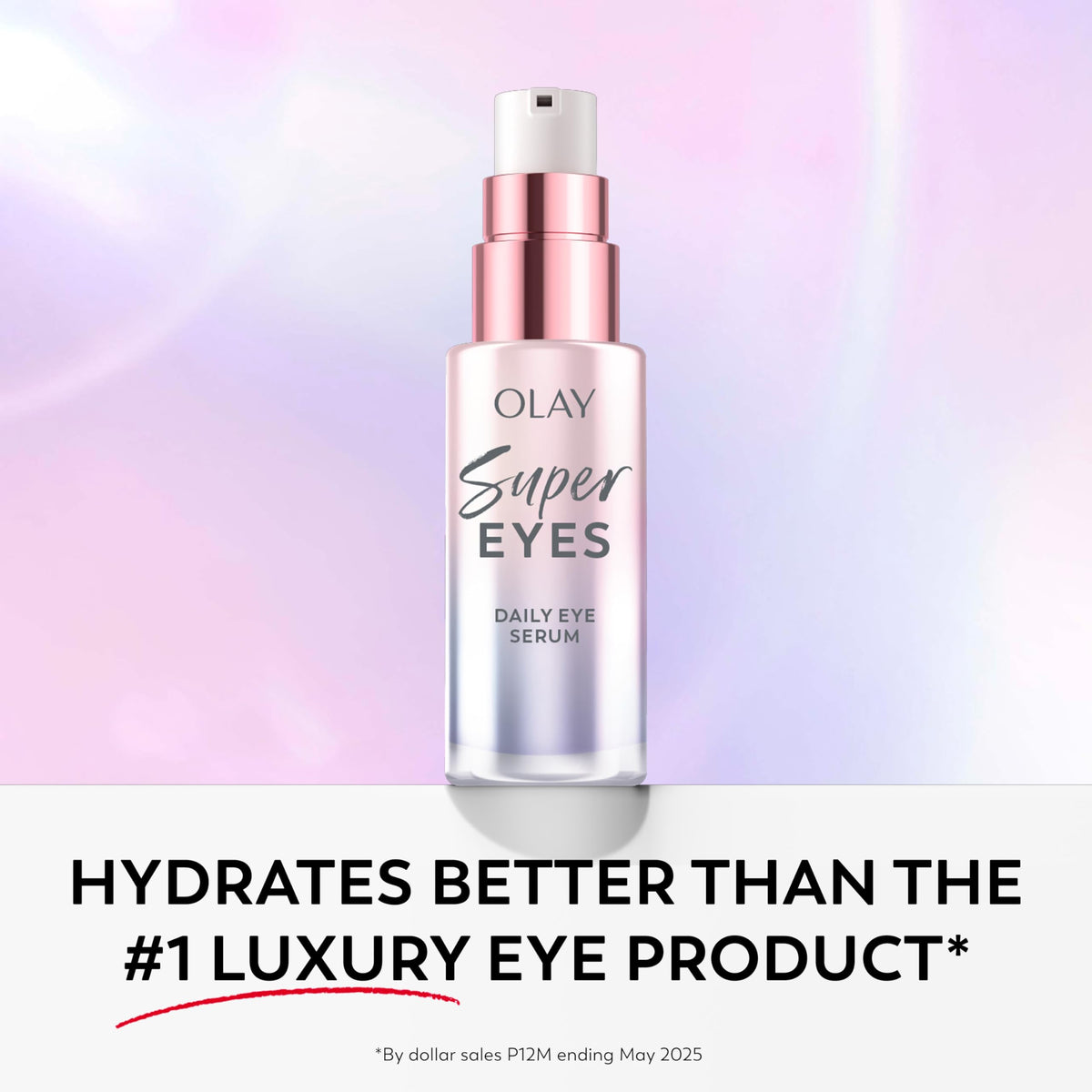 Olay Super Eye Serum product dimensions on a scale