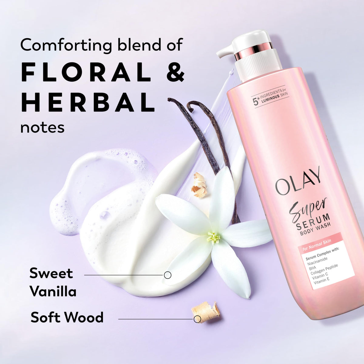Olay Super Serum Body Wash 20 fl oz with pump