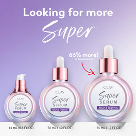 Olay Super Serum Night Repair 1.7 Oz ingredients list