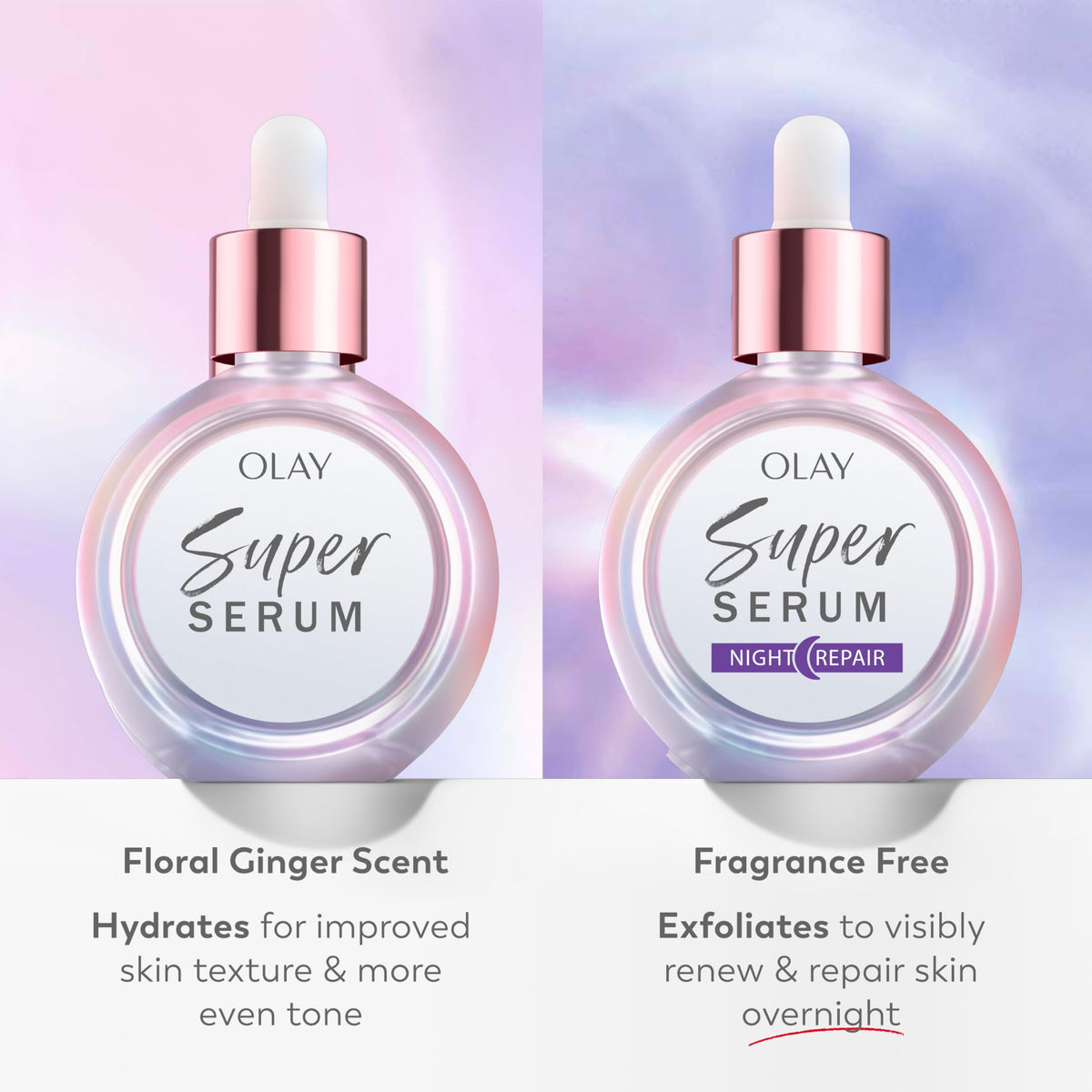 Olay Super Serum Night Repair 1.7 Oz packaging details