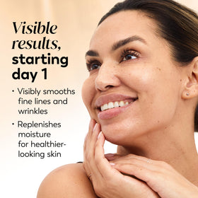 Olay Total Effects 7-in-1 Face Moisturizer application on skin