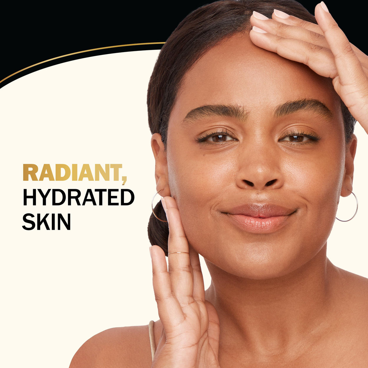 Olay Total Effects Face Moisturizer application on skin
