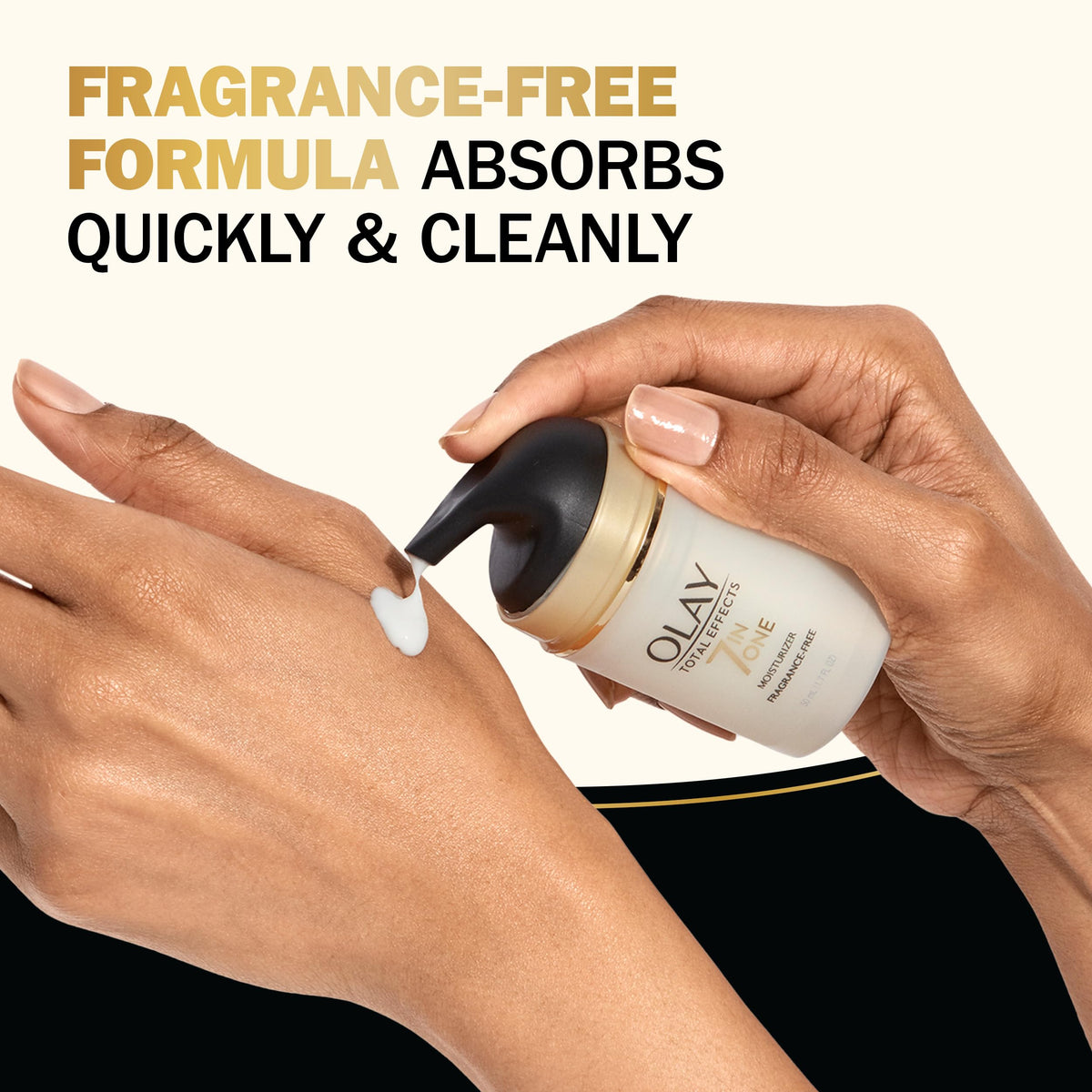 Olay Total Effects Face Moisturizer texture close-up