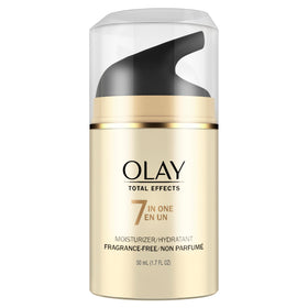 Olay Total Effects Face Moisturizer with skincare products