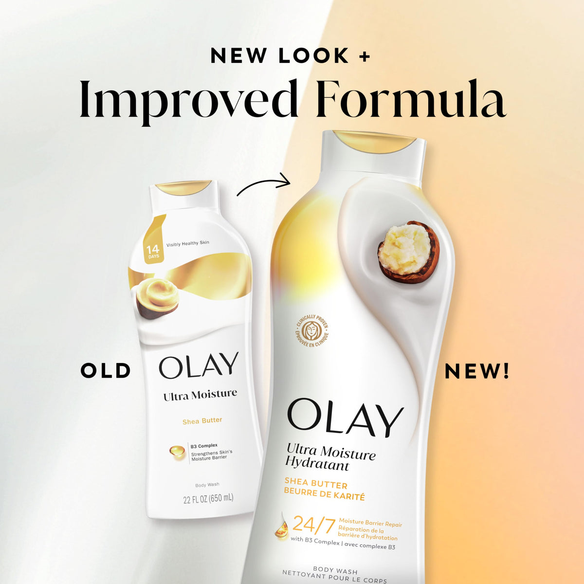 Olay Ultra Moisture Body Wash 22 fl oz packaging