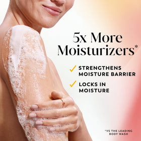 Olay Ultra Moisture Body Wash 35 fl oz bottle showing ingredients